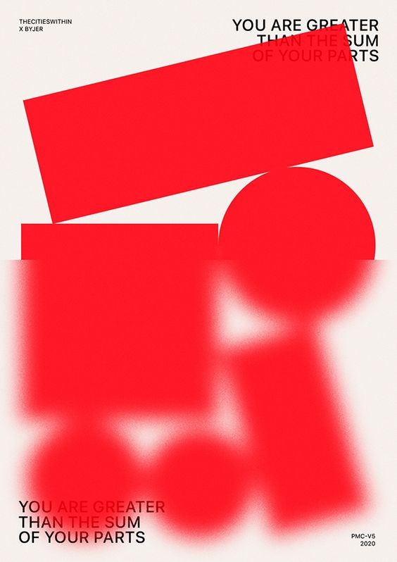 Brutalist art direction poster