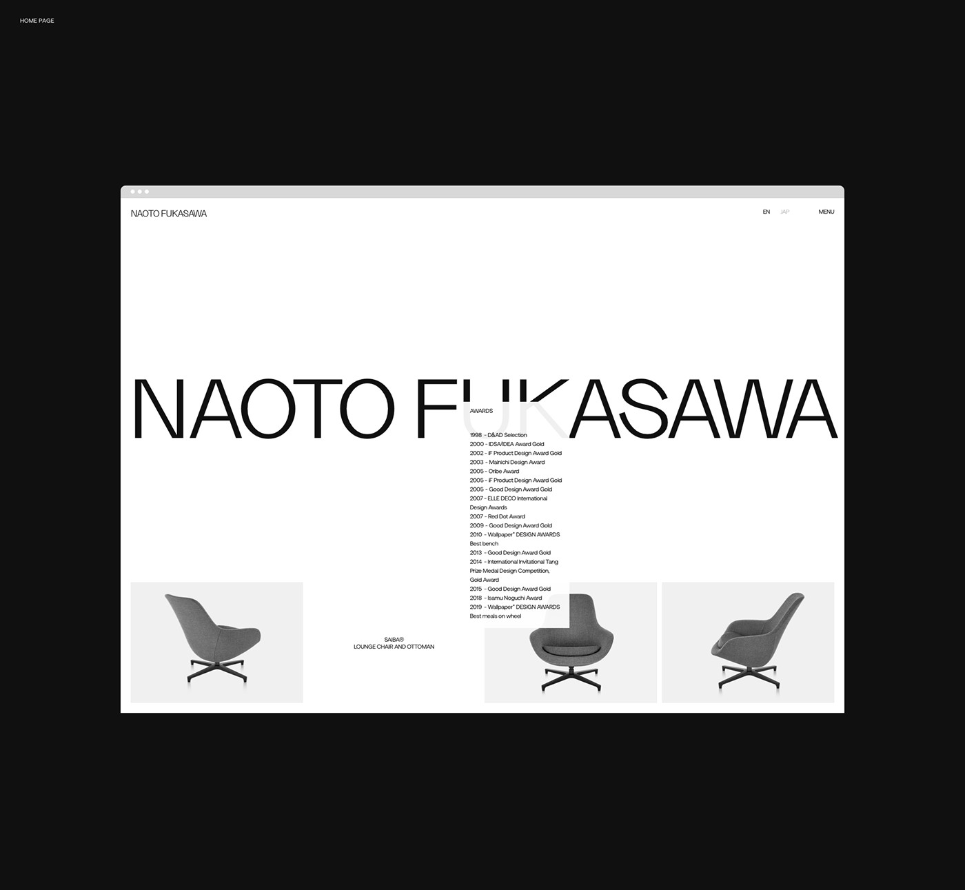 Naoto Fukasawa web design