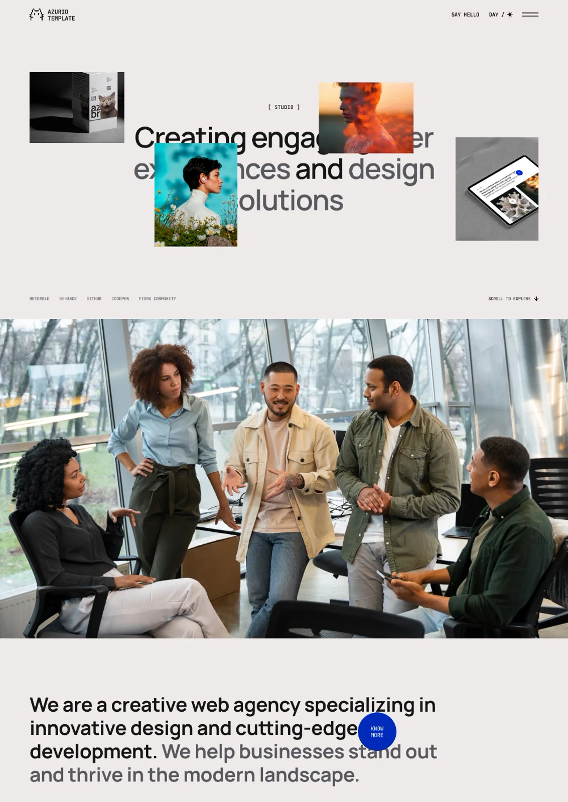 About us page preview